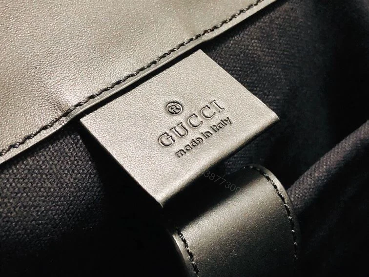 View 9 of GUCCI CANVAS GG BACKPACK IN BLACK FOR MEN – GBC28