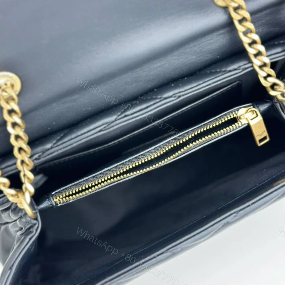 View 4 of Saint Laurent Loulou Large In Matelassé Black 32Cm