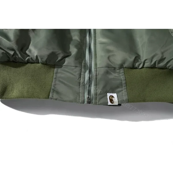 View 6 of Bape x OVO Loose Fit MA-1 Jacket Olive Drab 1I73-141-902