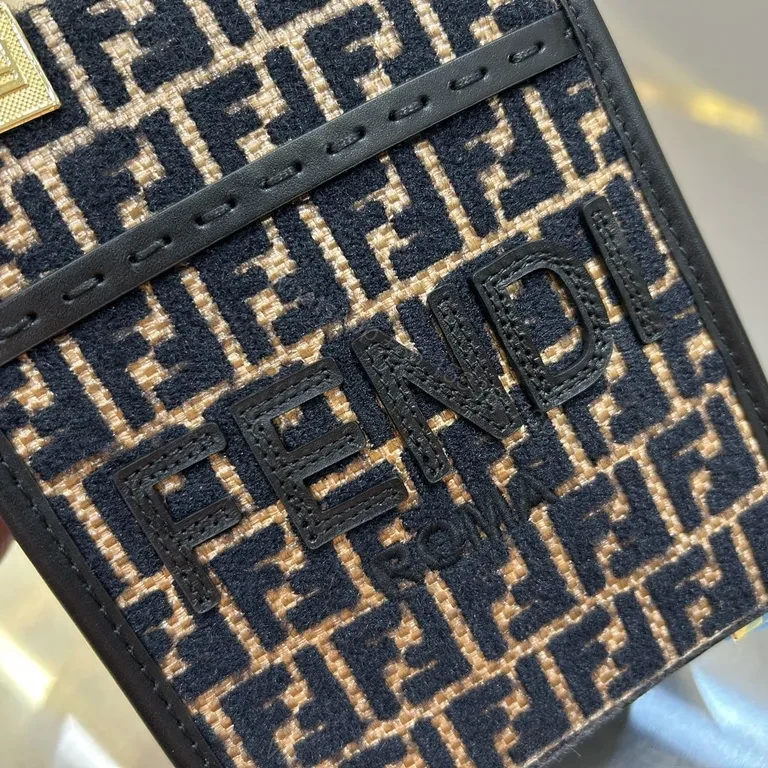 View 2 of Chic Monogram Mini Handbag: Luxe Texture & Structured Carry