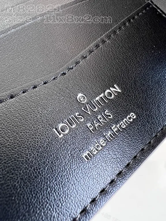 View 8 of Graphic Stripe LV Wallet: Leather, Modern, Luxeâ€”Compact Design