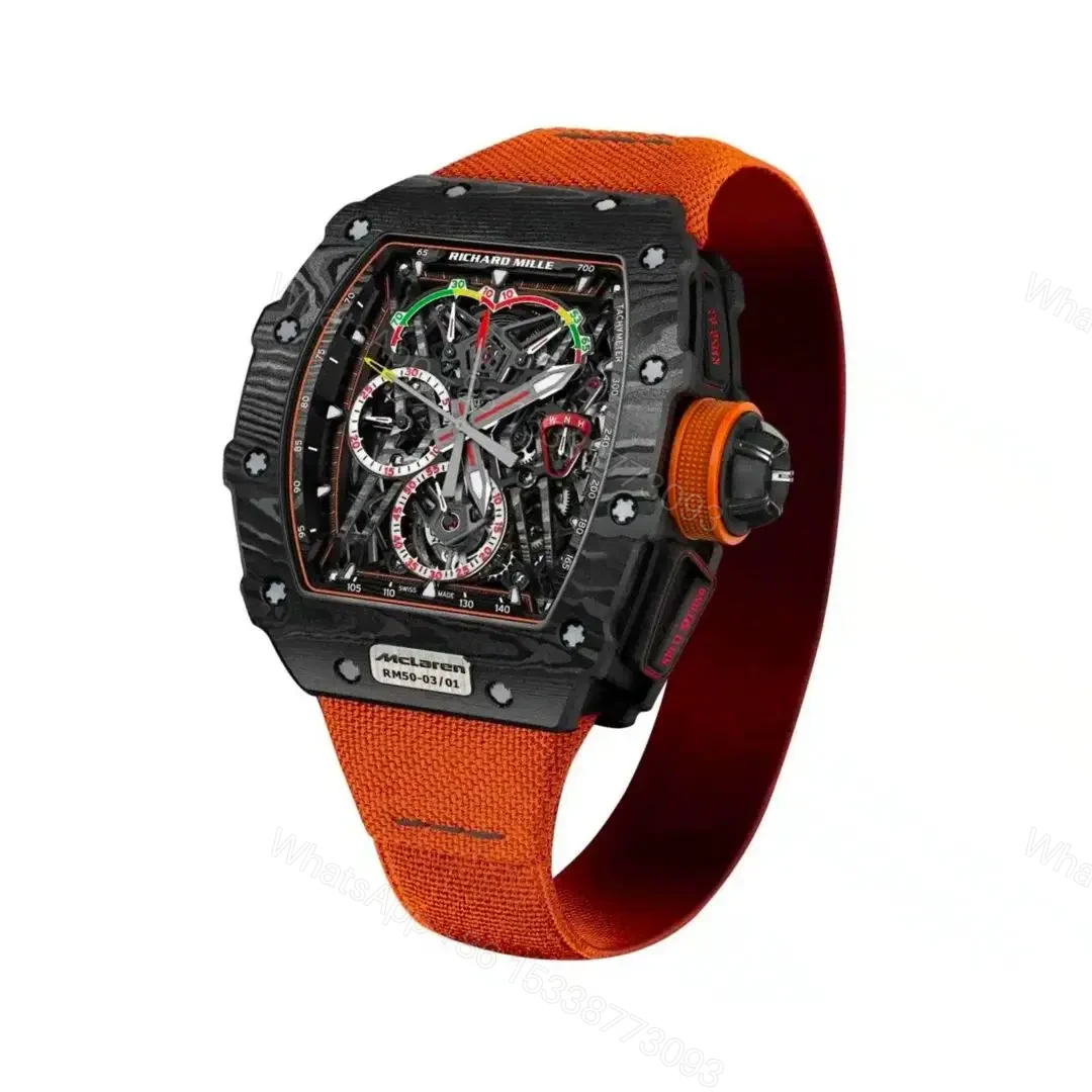 Richard Mille Swiss Made Clone RM 50-03 Tourbilon Formula 1 Red — view 1
