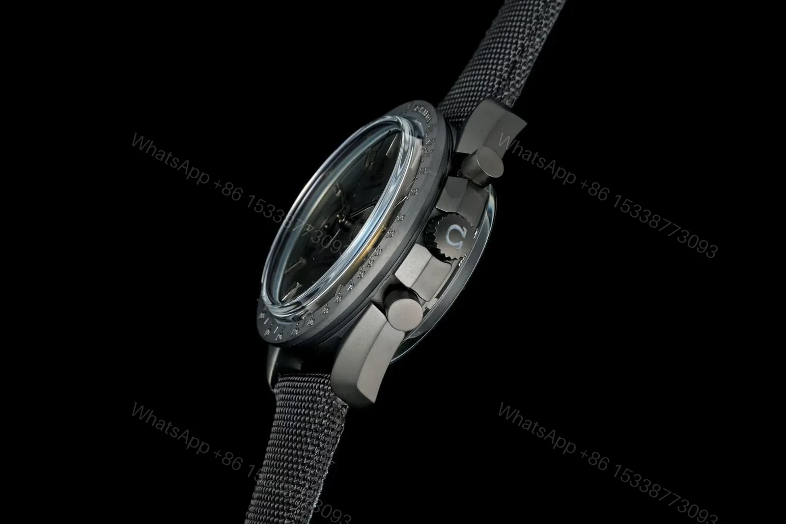 View 7 of Omega Speedmaster Moonwatch Co-Axial Dark Side of the Moon Black Black 311.92.44.51.01.005