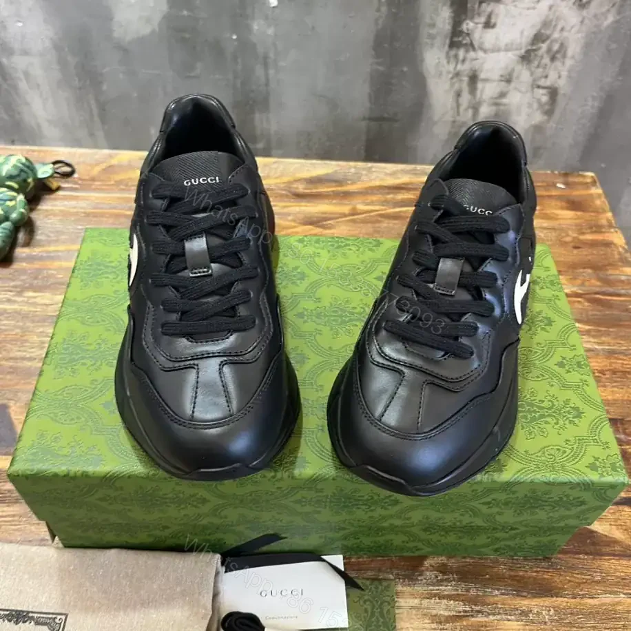 View 6 of GUCCI RHYTON SNEAKERS IN BLACK – GC168