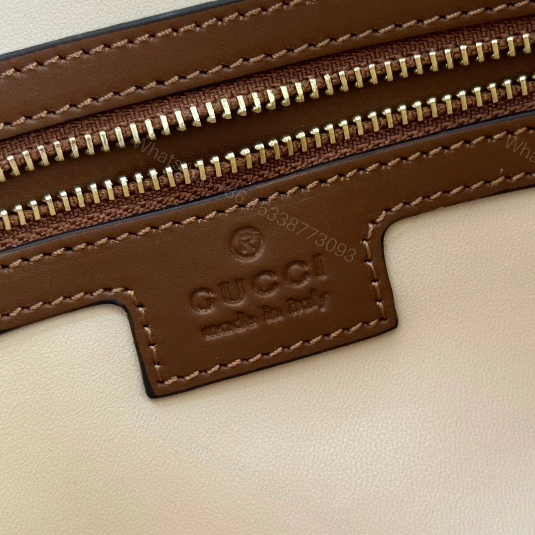 View 6 of JACKIE SMALL SHOULDER BAG 27 IN TAWNY BROWN CALFSKIN GOLD HARDWARE