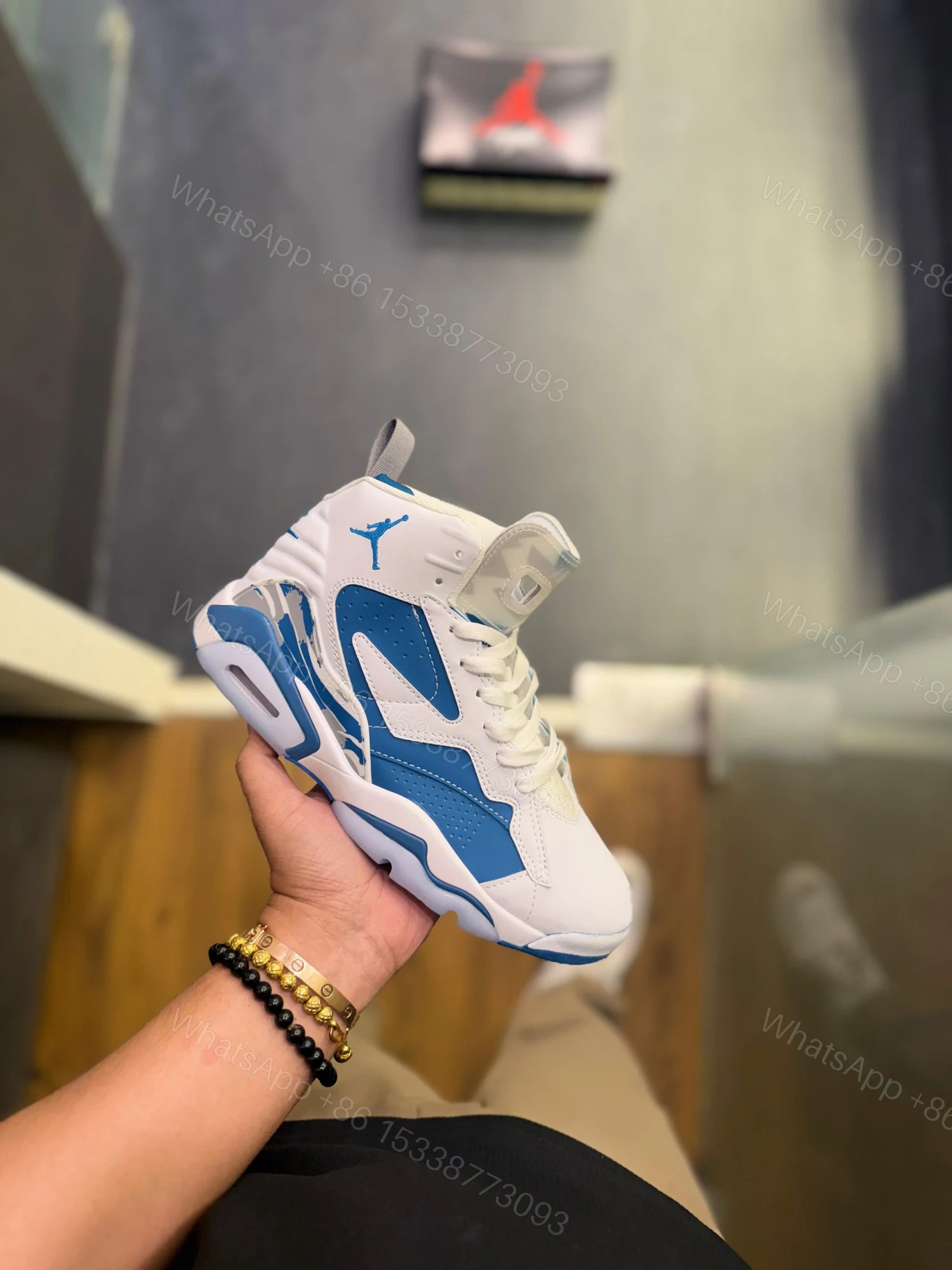First Copy Air Jordans Jumpman MVP Blue — view 1