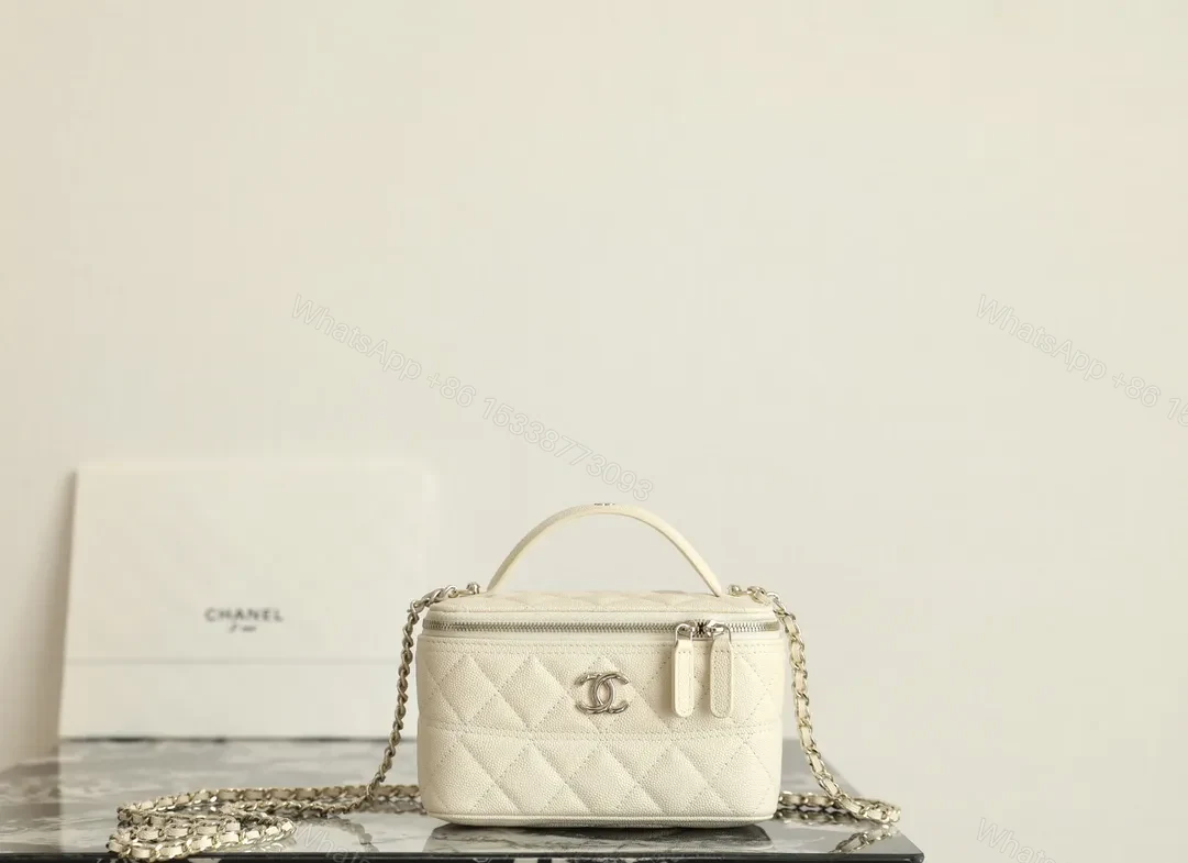 View 2 of Ivory Quilted Mini Bag – Luxe Textured, Everyday Versatile