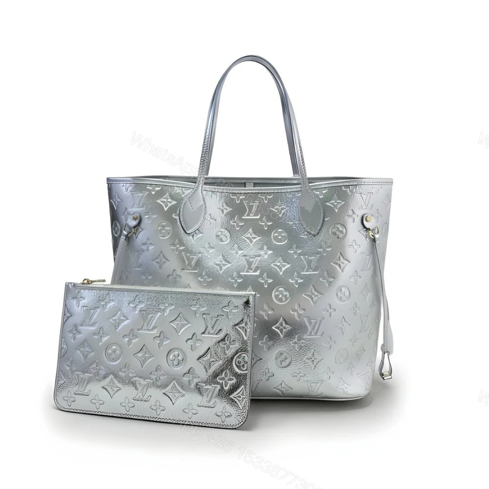 Louis Vuitton Neverfull MM Silver 32Cm — view 1