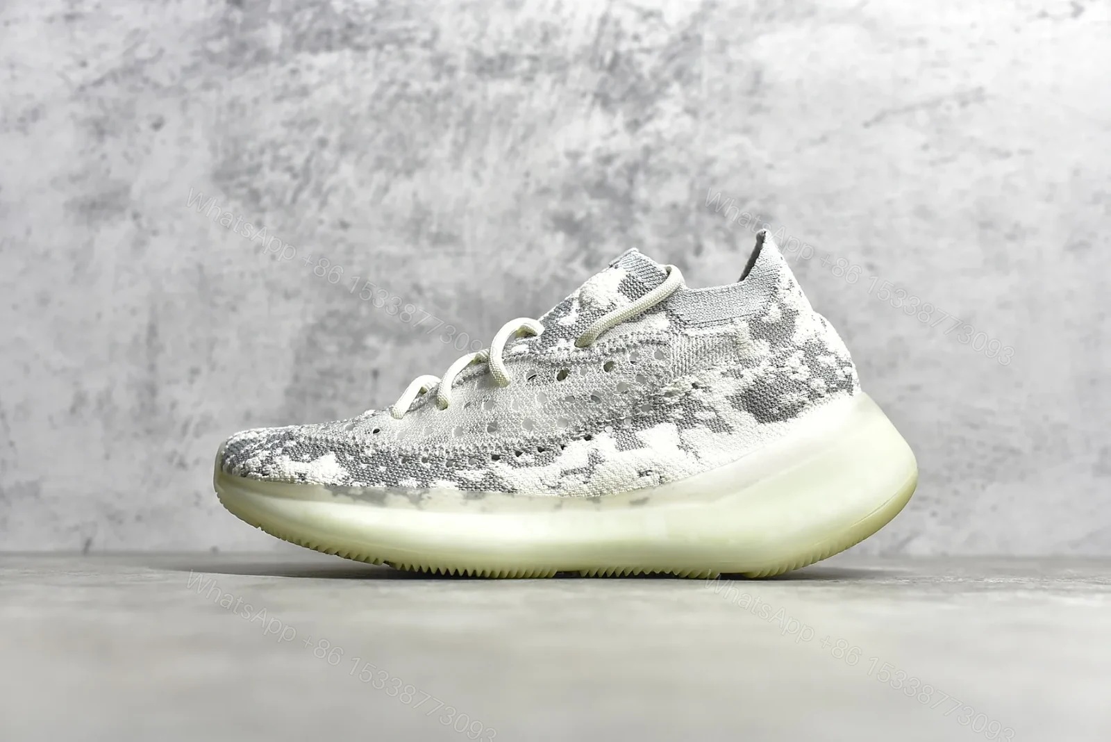 UA Yeezy Boost 380 Alien “White and Grey” Reps — view 1