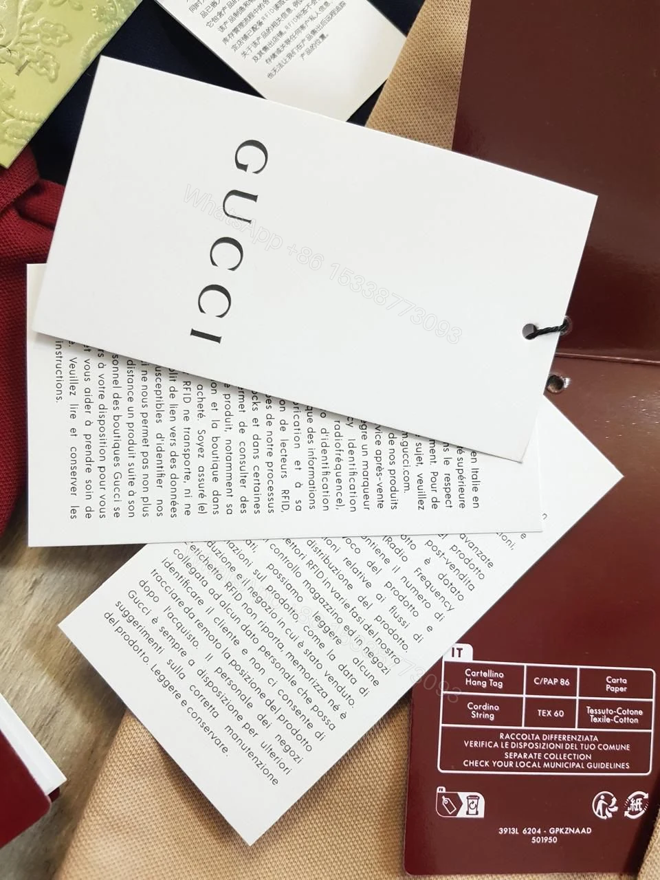 View 5 of First Copy Gucci Imported Quality Exclusive 2025 Polo Tees