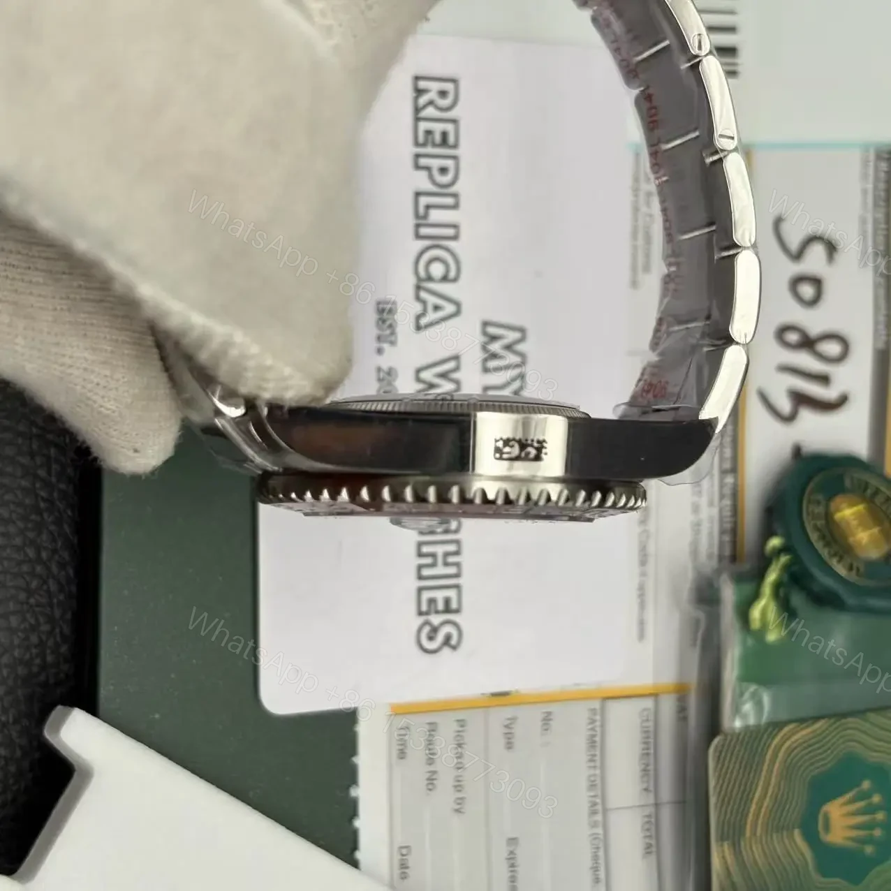 View 6 of Best Swiss Clone Rolex Replica GMT Meteorite dial