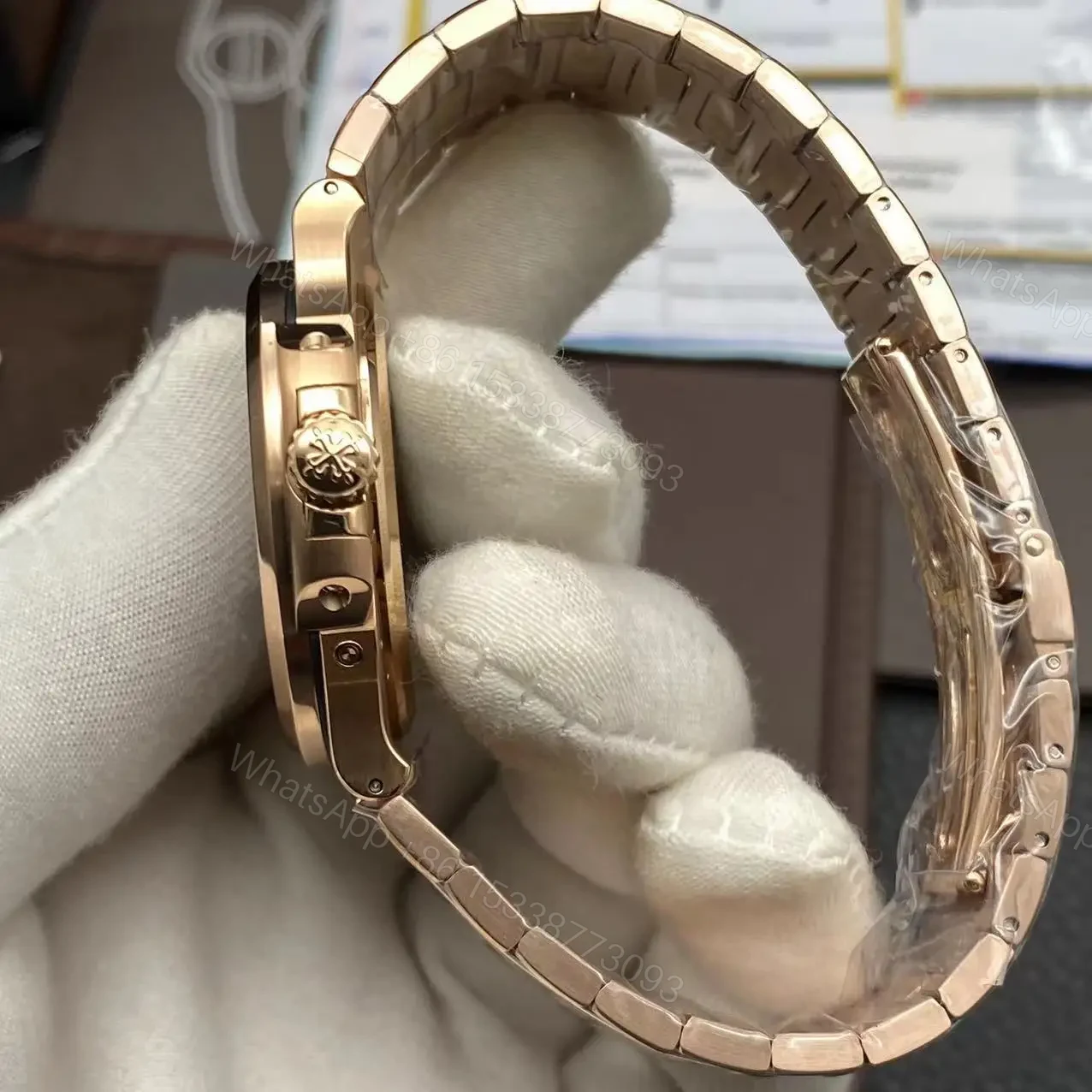 View 9 of Replica Clone Patek Philippe Nautilus 5712/1A-001 Multi-Function Chronograph