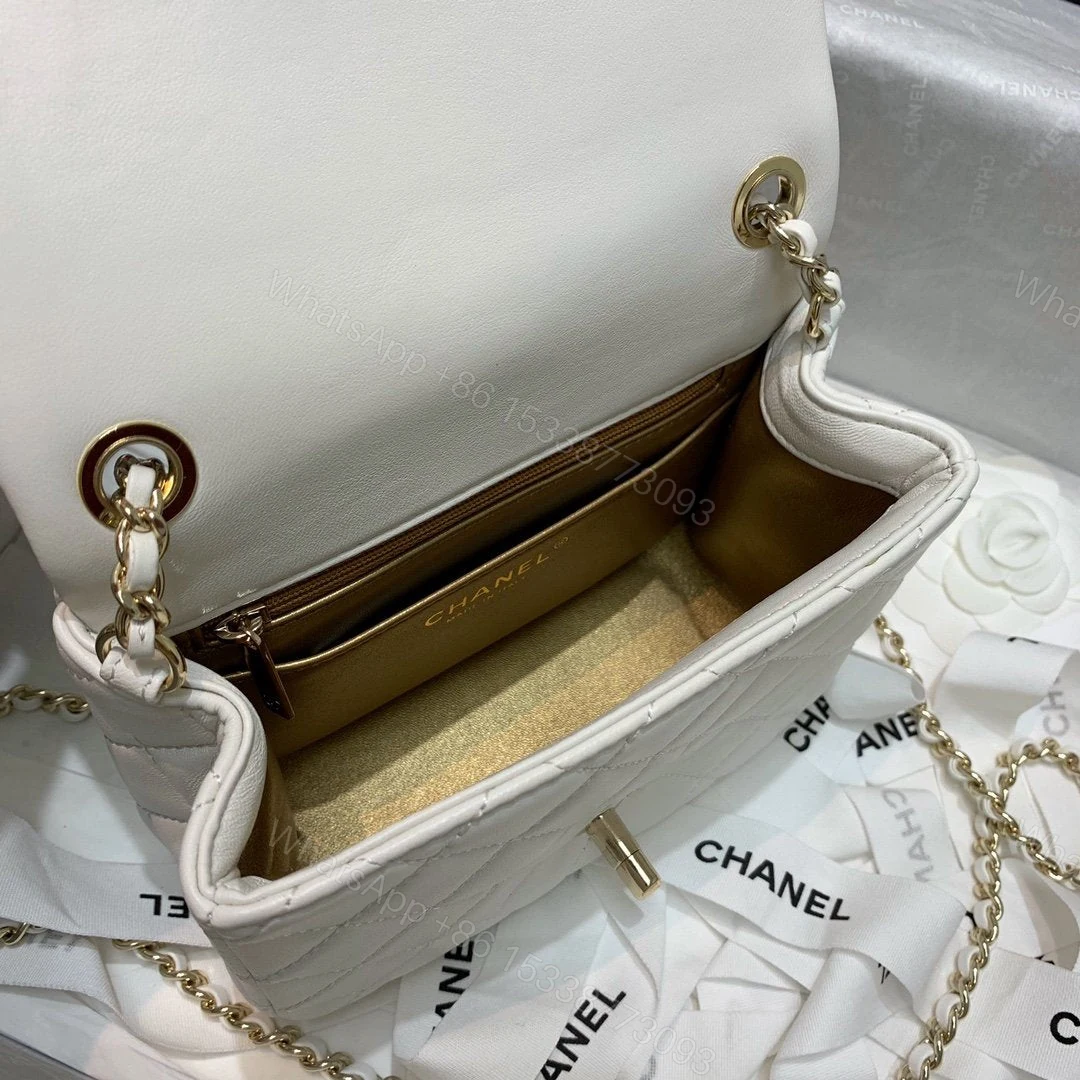View 7 of CHANEL 23C White Mini