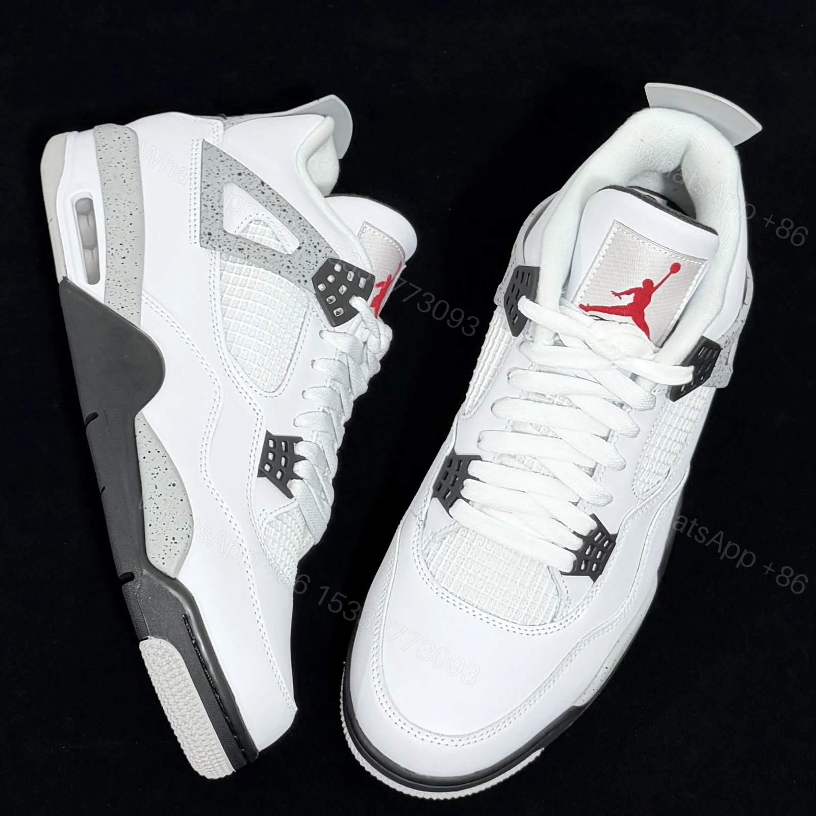 View 8 of Air Jordan 4 Retro White Cement 2016 Reps