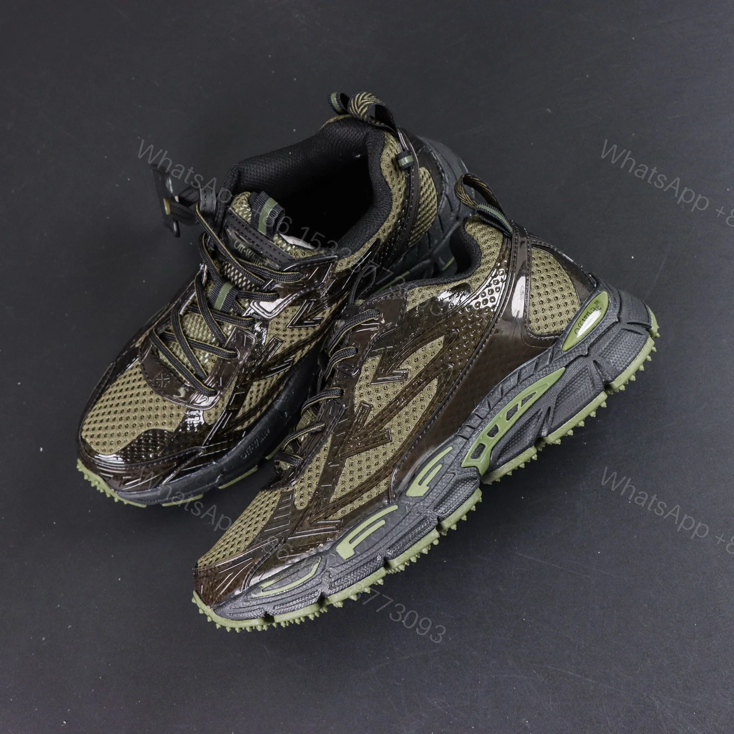 View 8 of Off White Be Right Back Black Olive