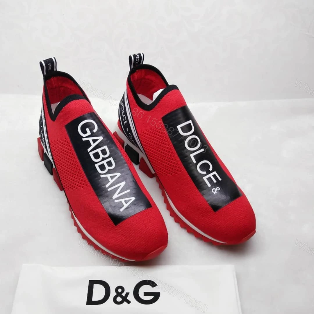 View 6 of DOLCE & GABBANA STRETCH MESH SORRENTO SNEAKERS WITH LOGO – DG049