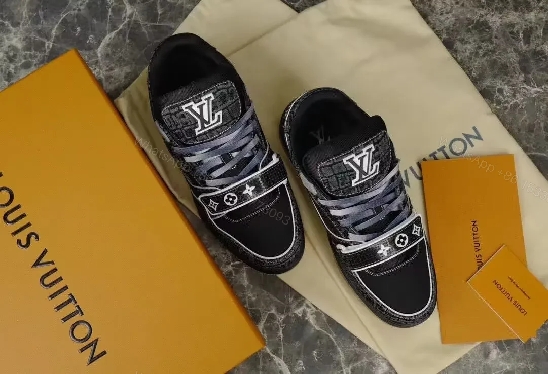 View 2 of Bold Mono LV Pattern Sneakers: Street-Ready Luxury
