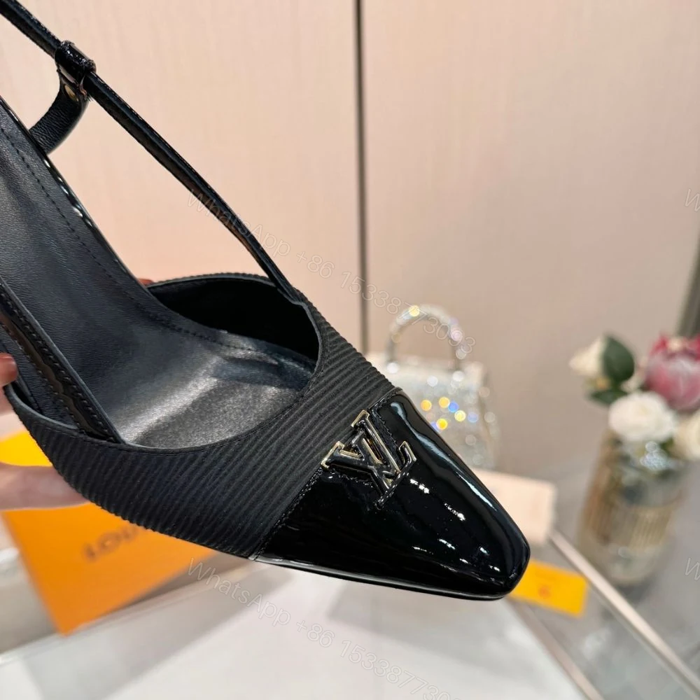 View 7 of Louis Vuitton City Slingback Pump Black 1AITFI