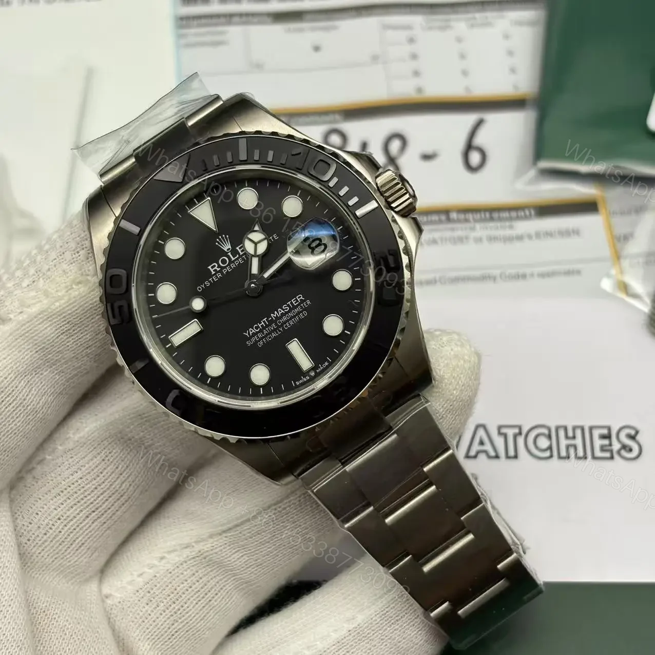 View 4 of RLX Titanium Replica Yacht Master Rolex Clone – 2023 Model