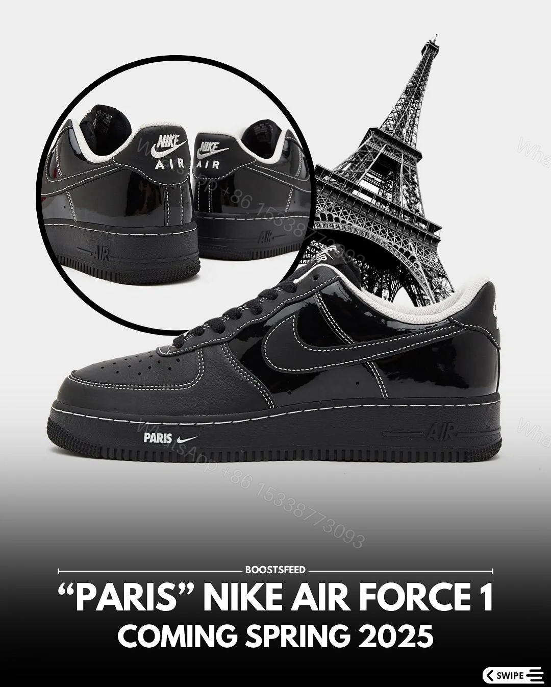 View 7 of First Copy Nike Air Force One Paris 2025
