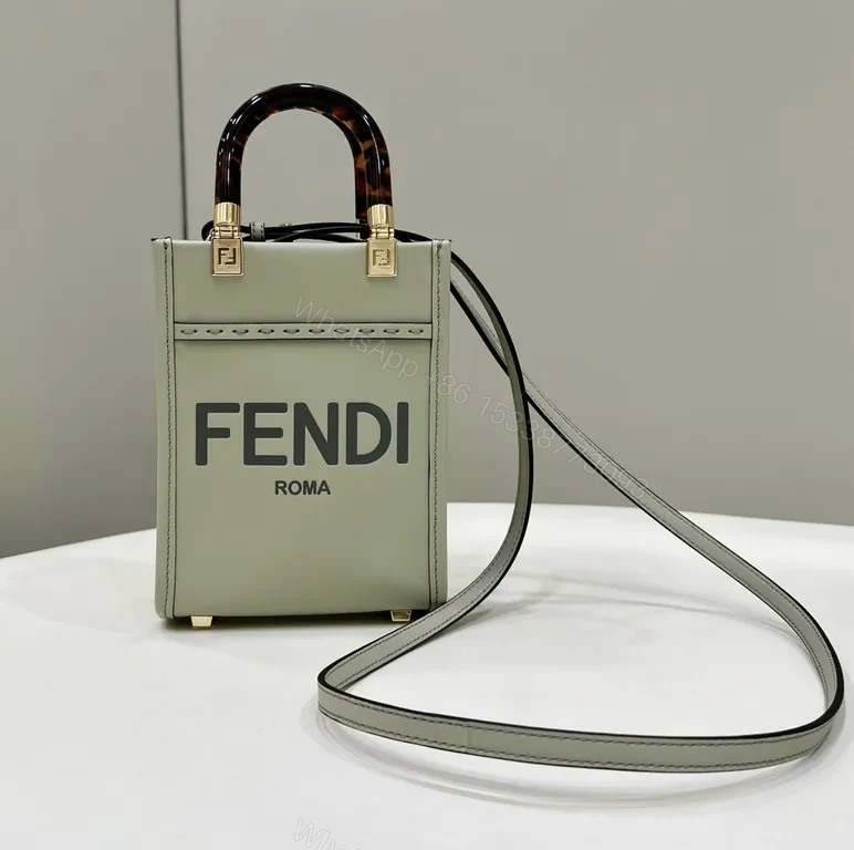 Structured Fendi Mini Handbag: Architecture & Luxe Signature Accents — view 1