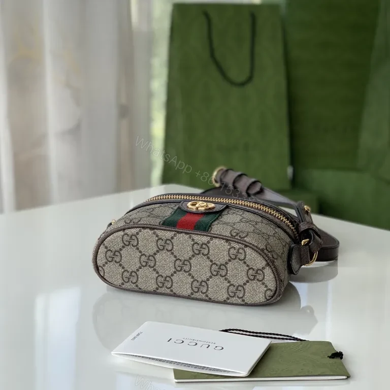 View 4 of Green-Gold GG Mini Crossbody: Compact Luxury Bag