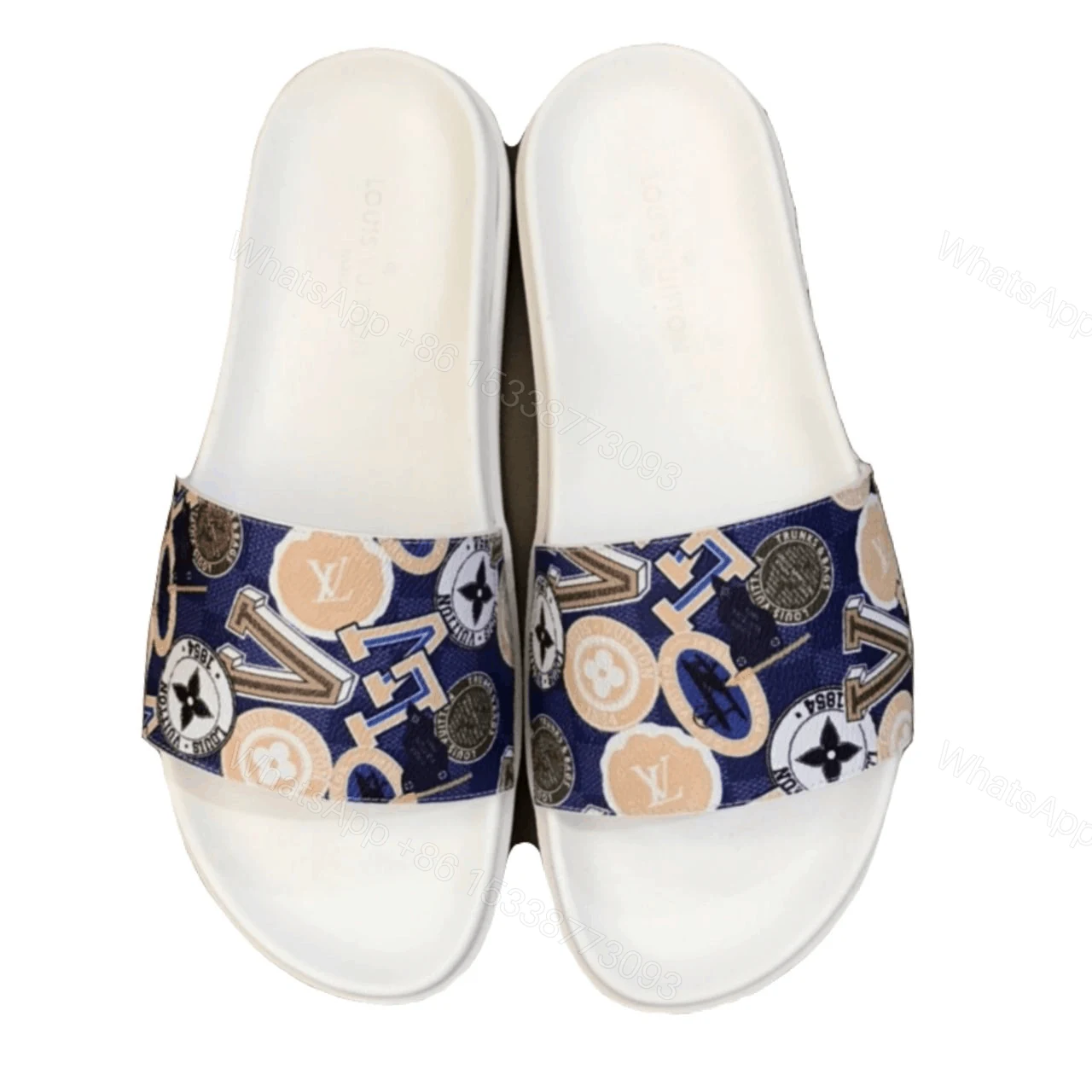 LOUIS VUITTON MEN SLIDES – LVS50 — view 1