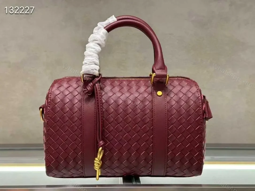 Bottega Classic Leather Zip Top Handle Bag — view 1