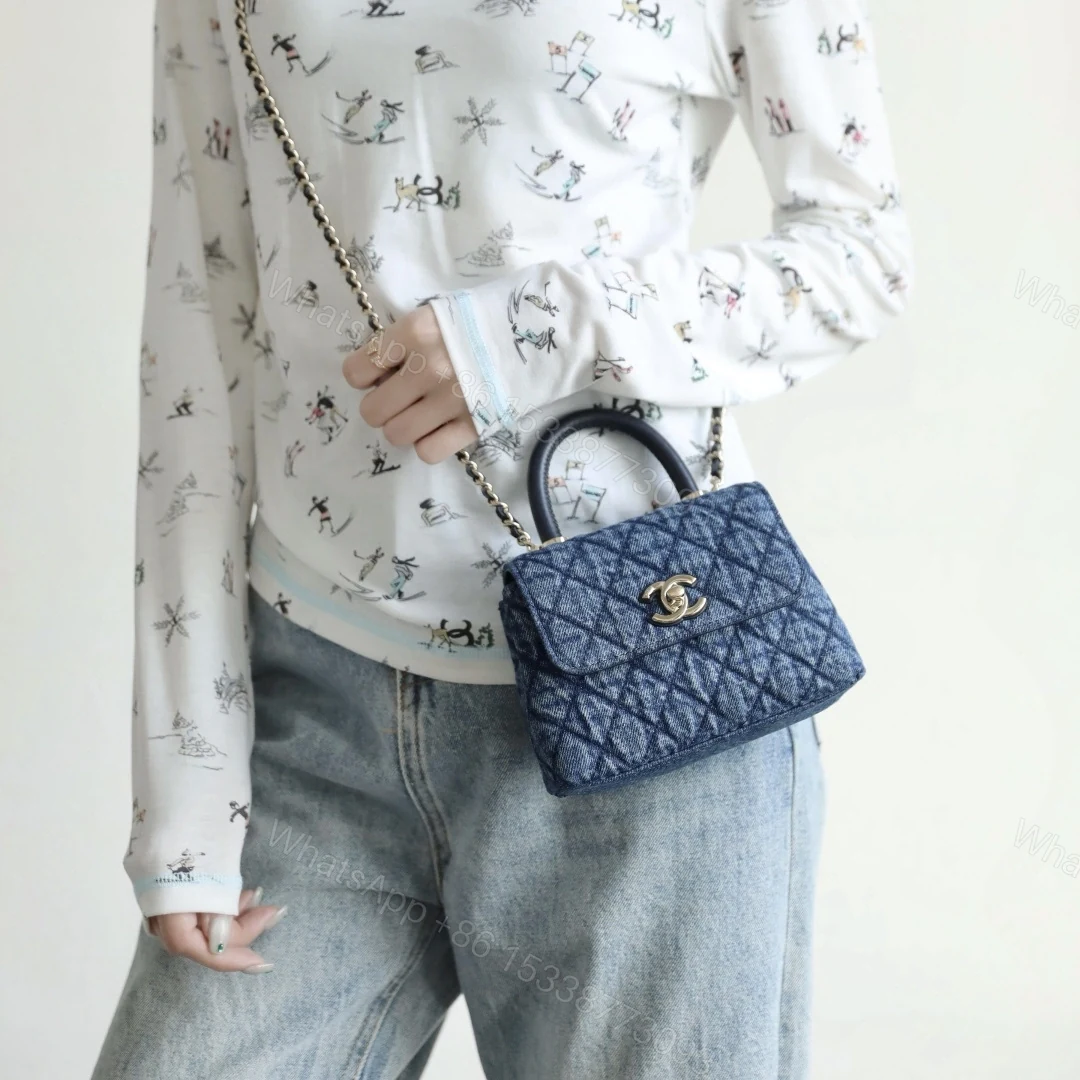 View 20 of 高仿Chanel*26P系列AP4244水洗丹寧手提包Mini款免檢版