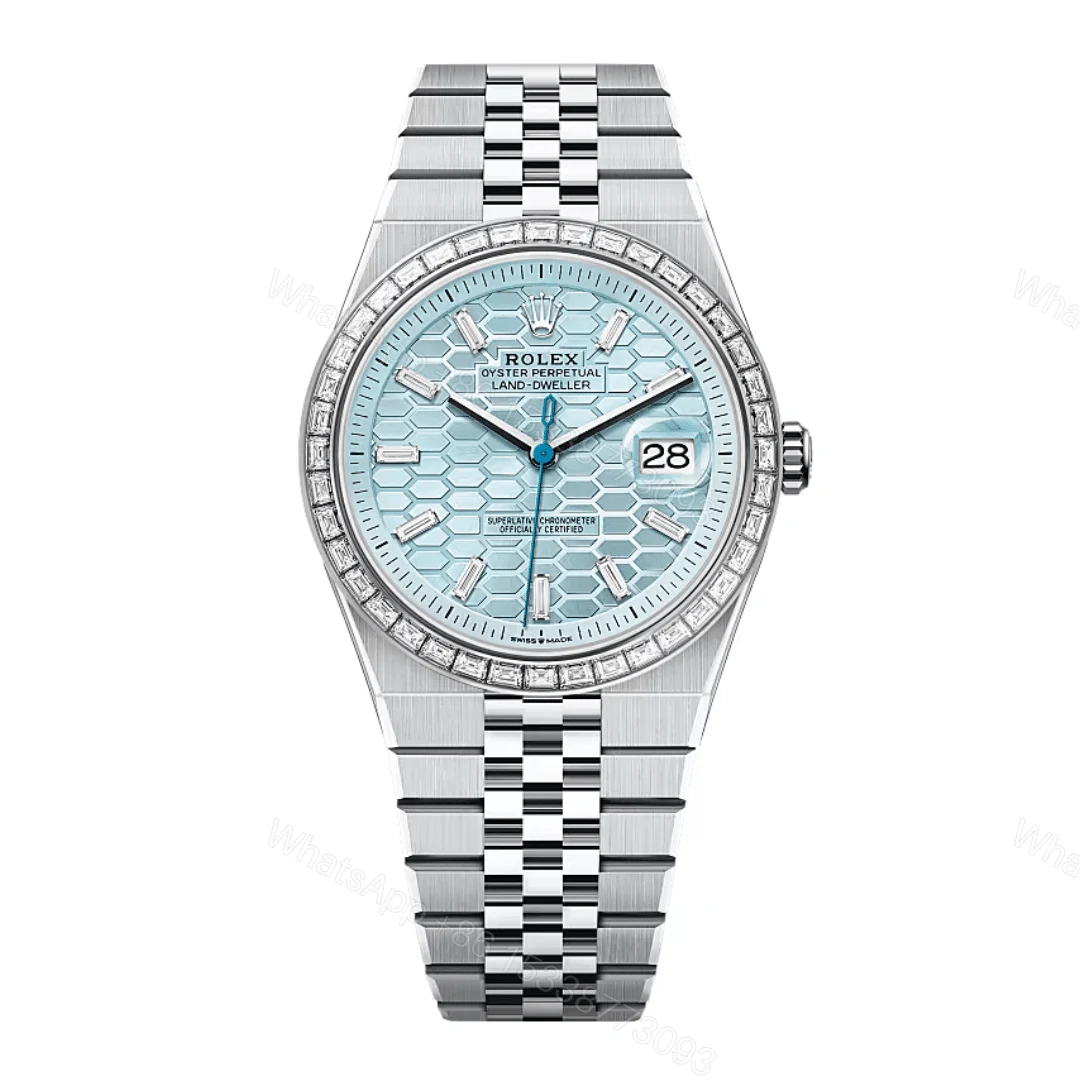 Rolex Land-Dweller Diamond Bezel Replica — view 1