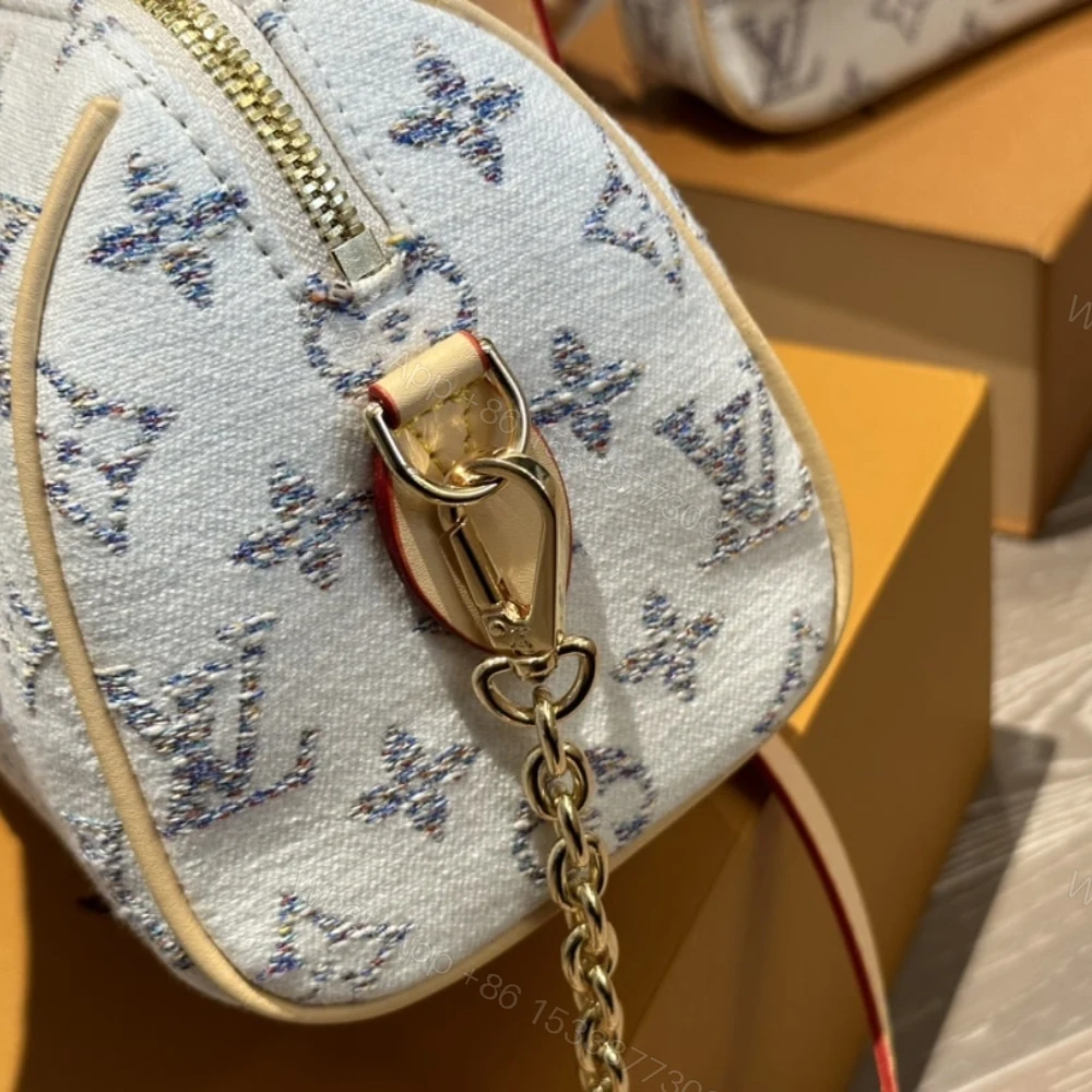 View 7 of Louis Vuitton Speedy Bandoulière 20 Multicolor Beige 20Cm M24709
