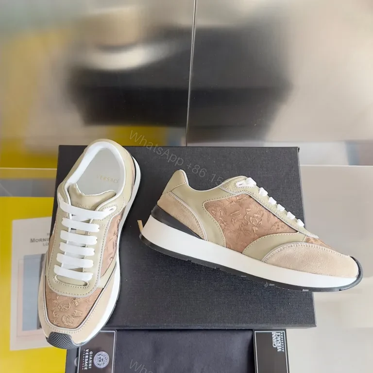 View 6 of Versace-Inspired Luxury Sneakers: Embellished Comfort
