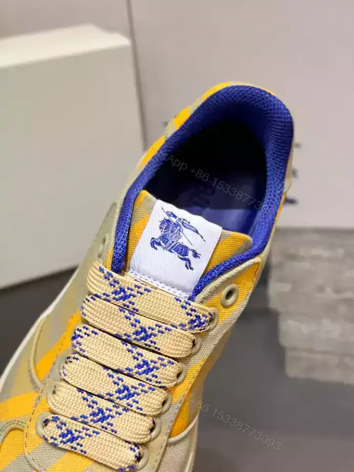 View 7 of BURBERRY TERRACE CHECK SNEAKERS – BBR104