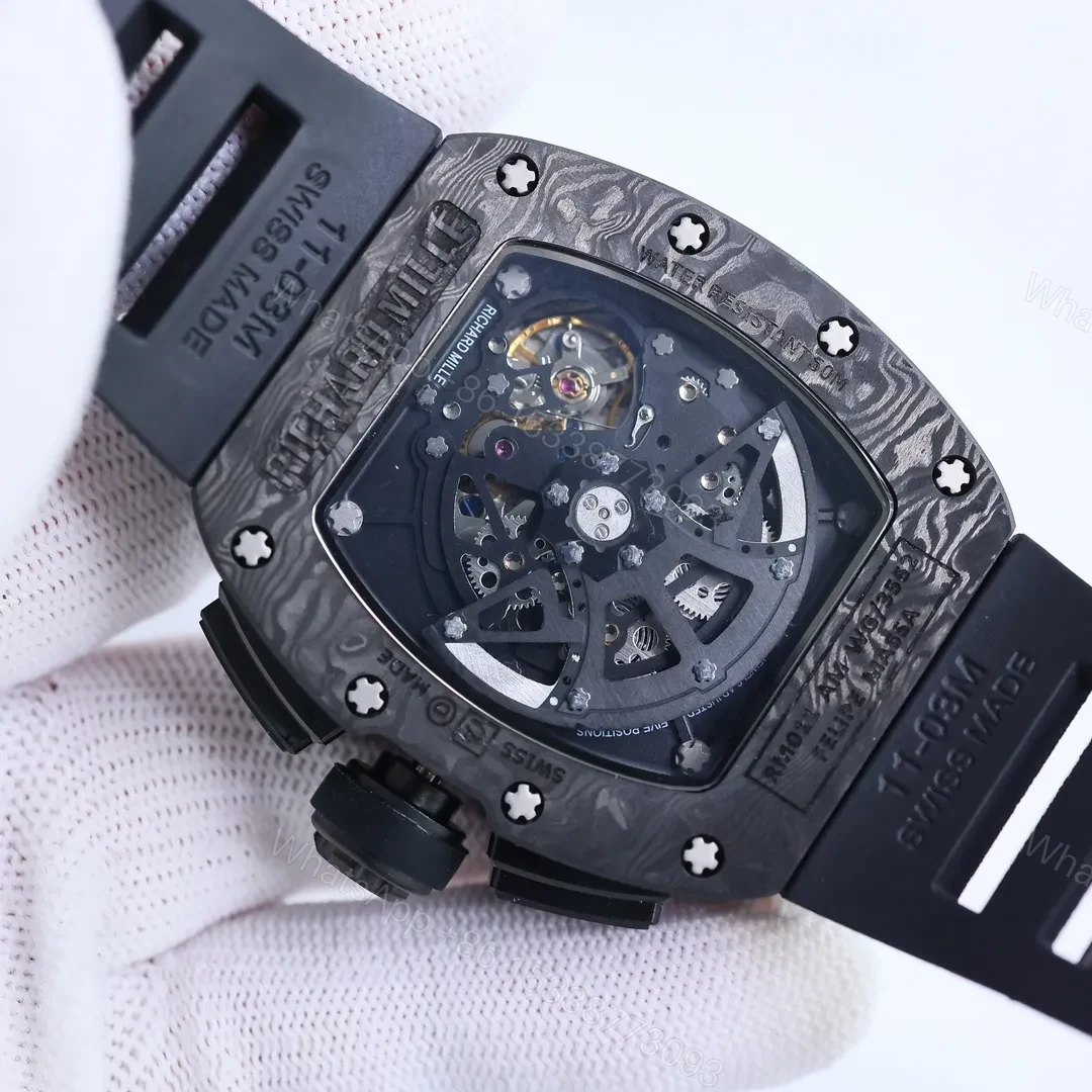 View 7 of Richard Mille RM011-FM Black Chronograph Watch