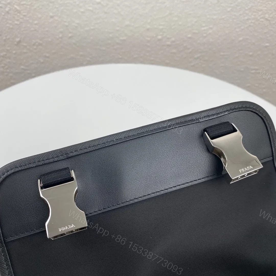 View 4 of MESSENGER BAG 22 IN BLACK RE-NYLON