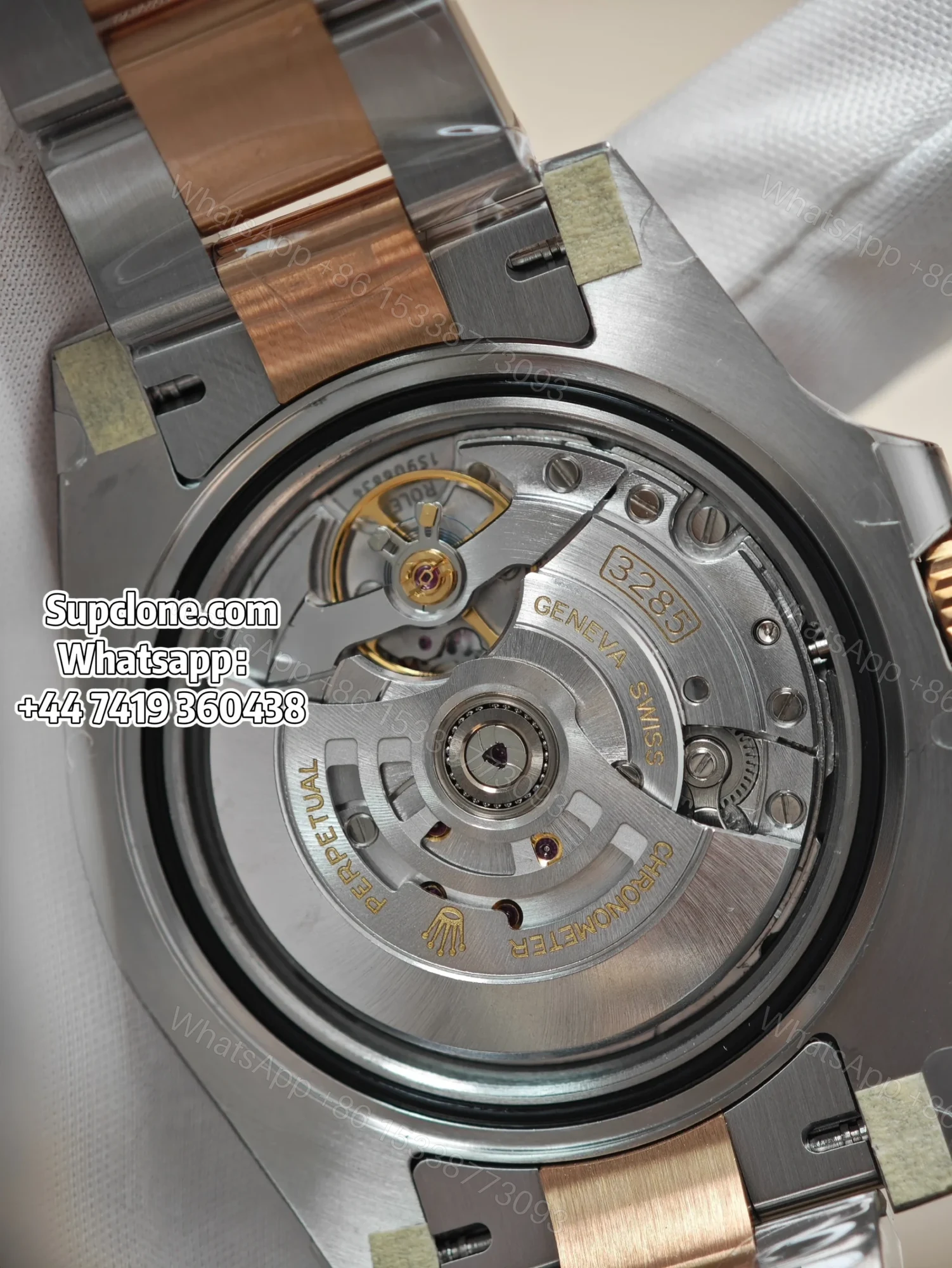 View 13 of Rolex Super Clone Watches 1:1 Root Beer GMT-Master II 126711CHNR 3285 Movement Weighted