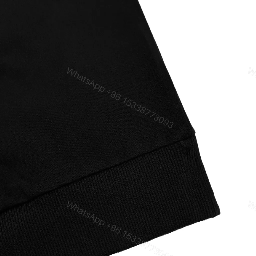 View 5 of Black Logo Hoodie: Subtle Luxe Graphic Comfort