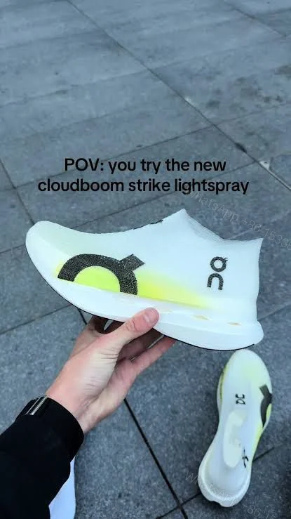 View 10 of FIRST COPY ON RUNNING CLOUDBOOM WHITE SHOES