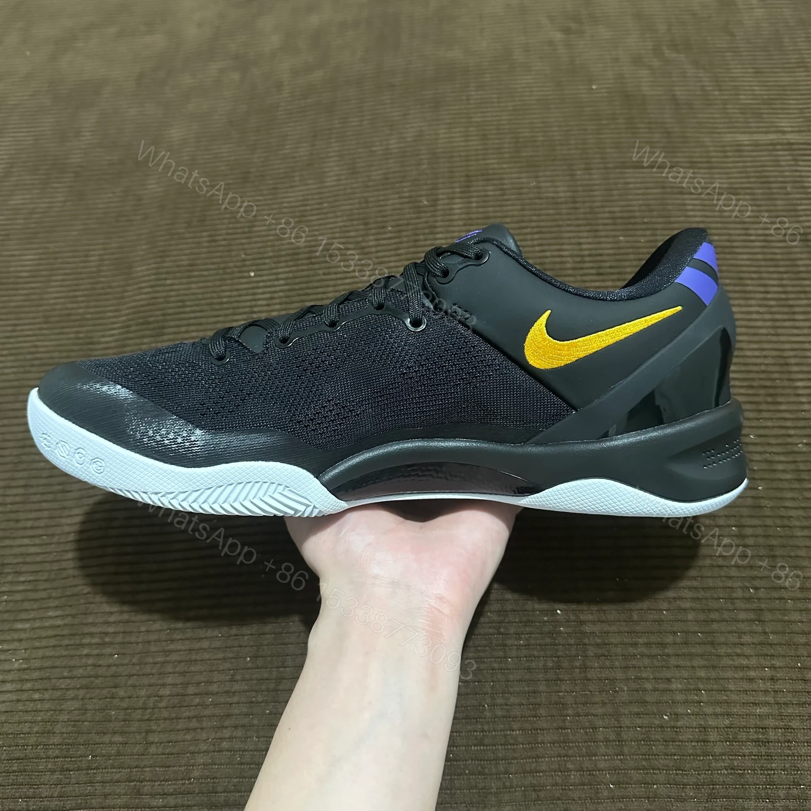 View 6 of Nike Kobe 8 Protro Lakers Away