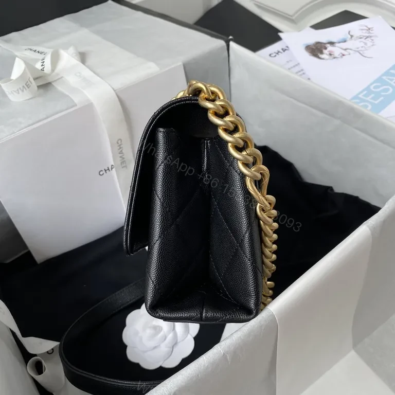 View 7 of Platinum Chain Quilted Crossbody â€“ Chanel-Inspired Luxury