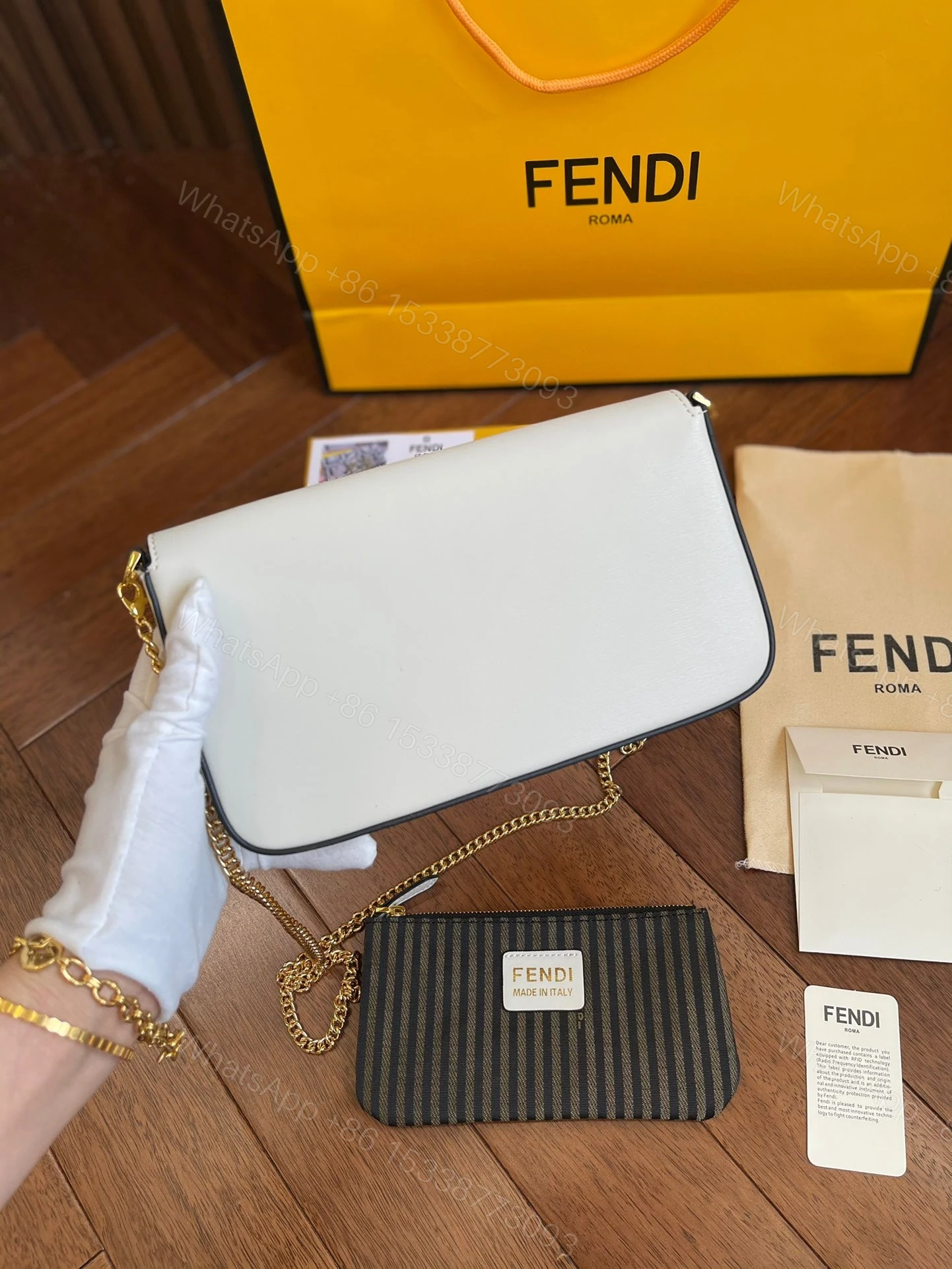 View 4 of Fendi Wallet On Chain With Pouches Bags