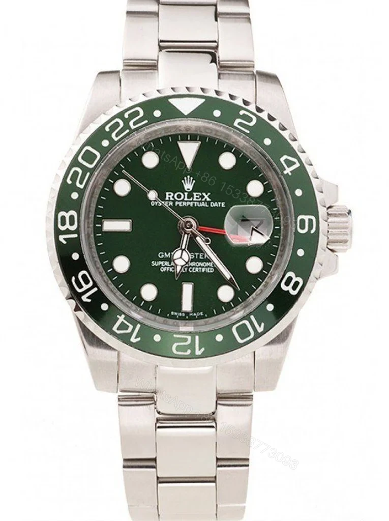 Superclone Rolex GMT-Master II Green Dial SRL48 — view 1