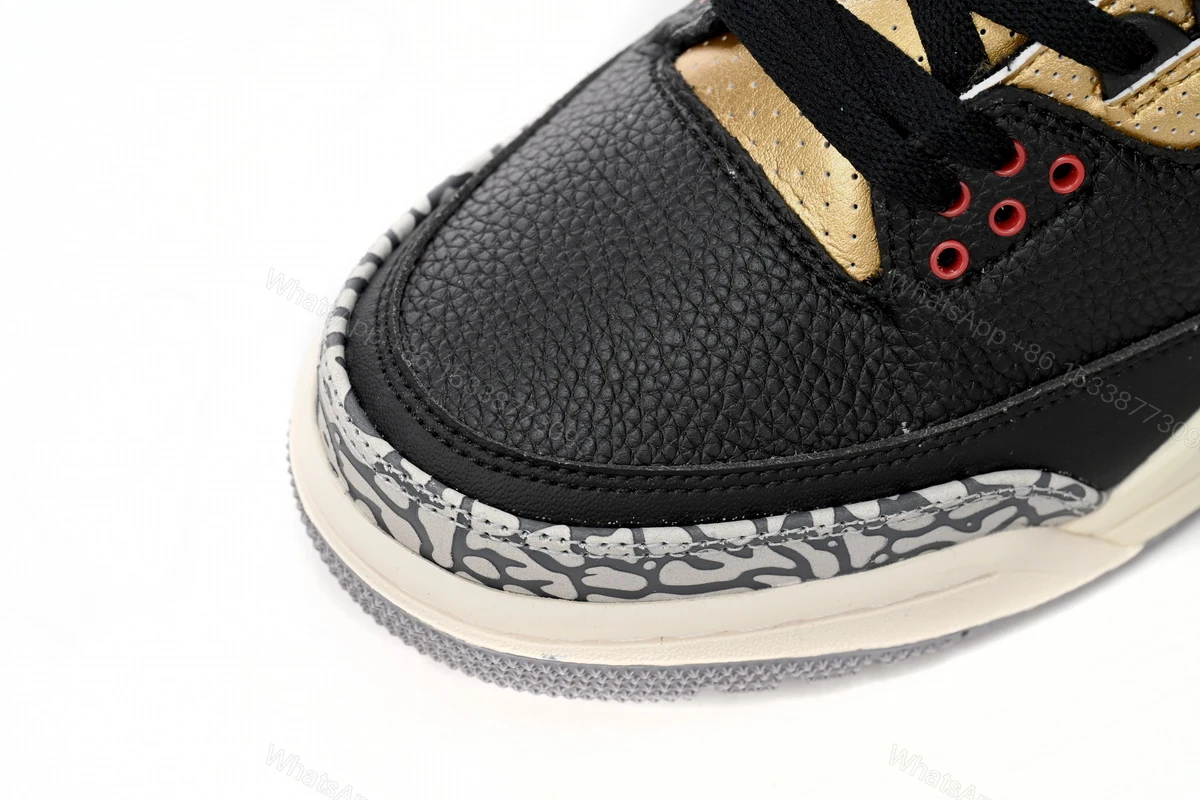 View 6 of Air Jordan 3 WMNS “Black Gold” CK9246-067