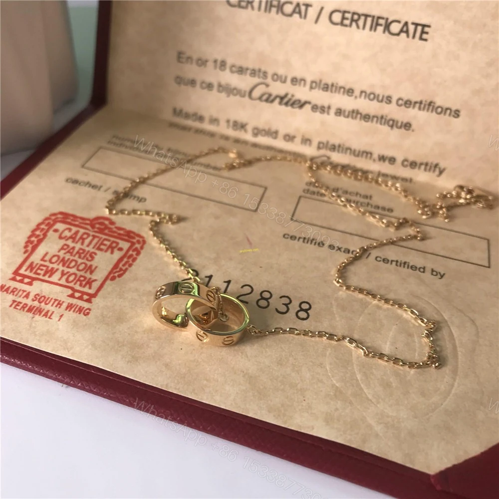 View 2 of Cartier Love Pendant Necklace Yellow Gold B7212400