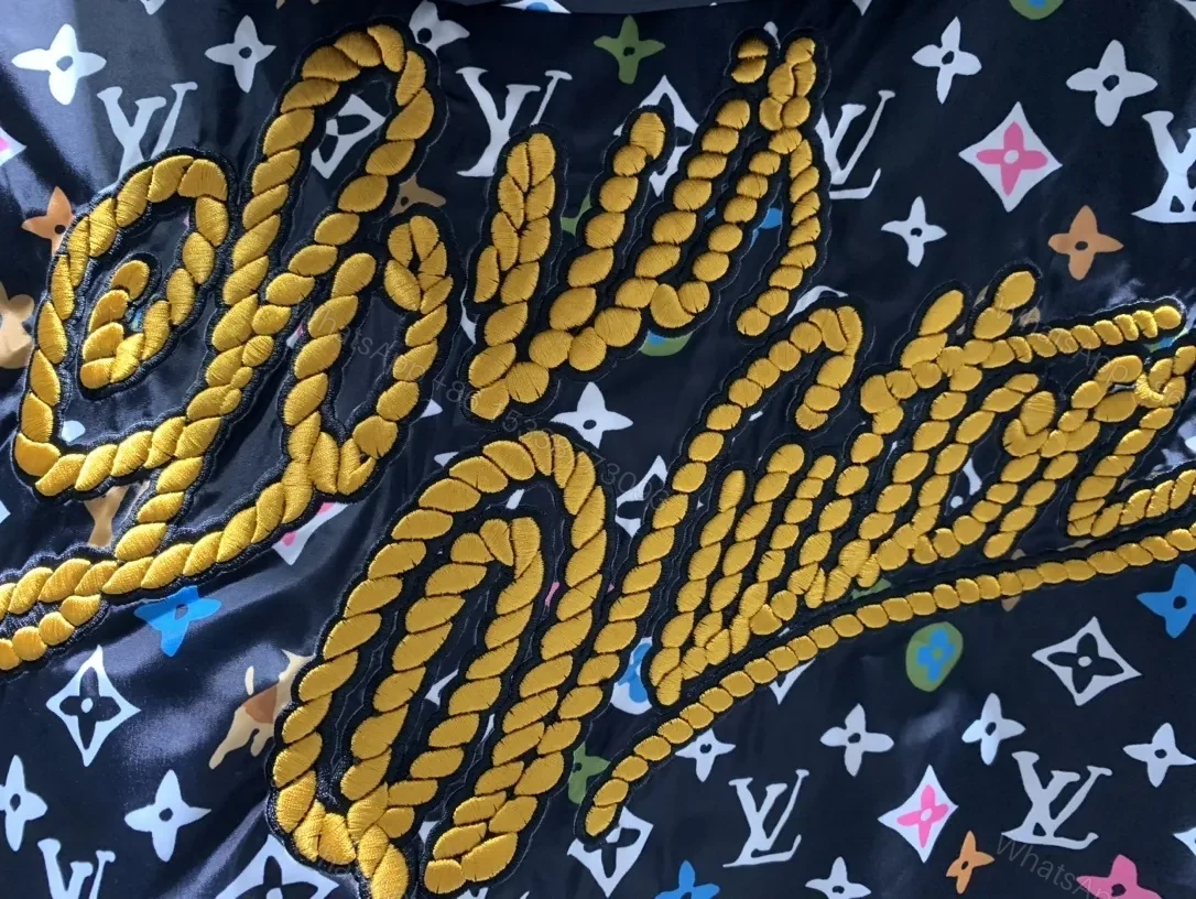 View 10 of Colorful Monogram Windbreaker: Luxe Street-Ready Jacket