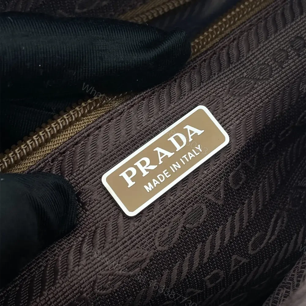 View 9 of 高仿Prada*RE-Nylon系列1BC167郵差包棕色免檢版