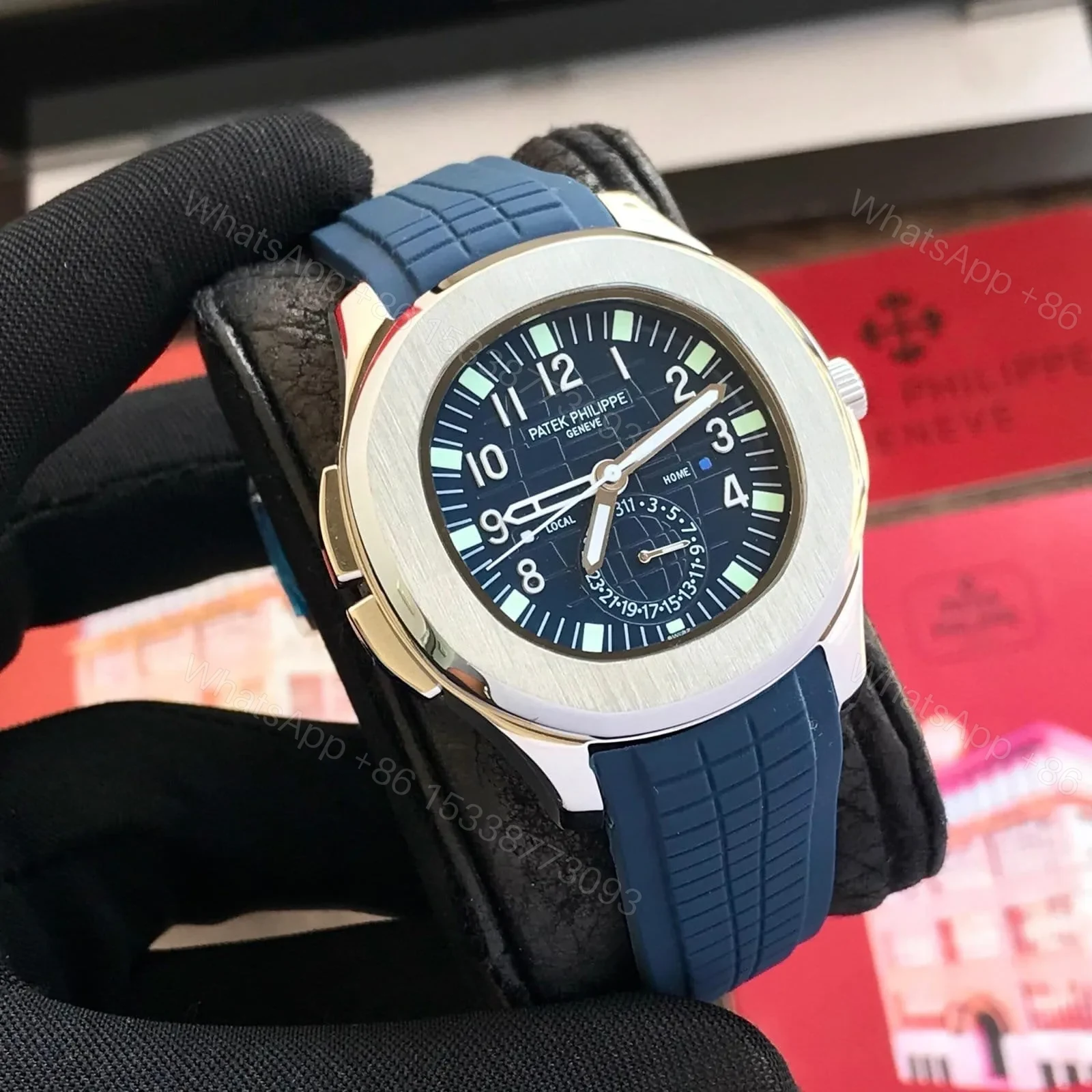 View 2 of Patek Philippe Nautilus Blue Automatic