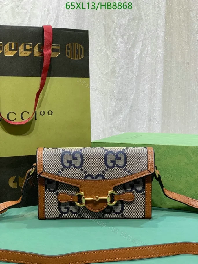 Elegant Gucci Knockoff Horsebit 1955 Crossbody Bag HB8868 — view 1