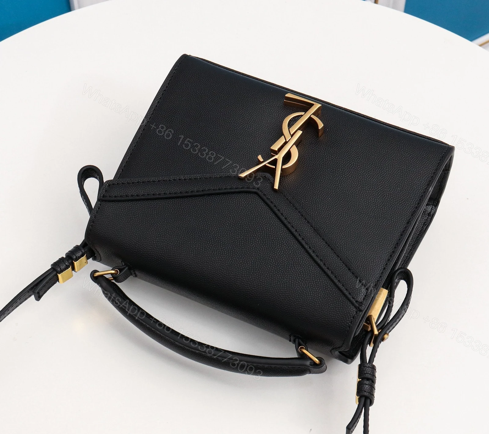 View 8 of Saint Laurent (YSL) Cassandre Mini Top Handle