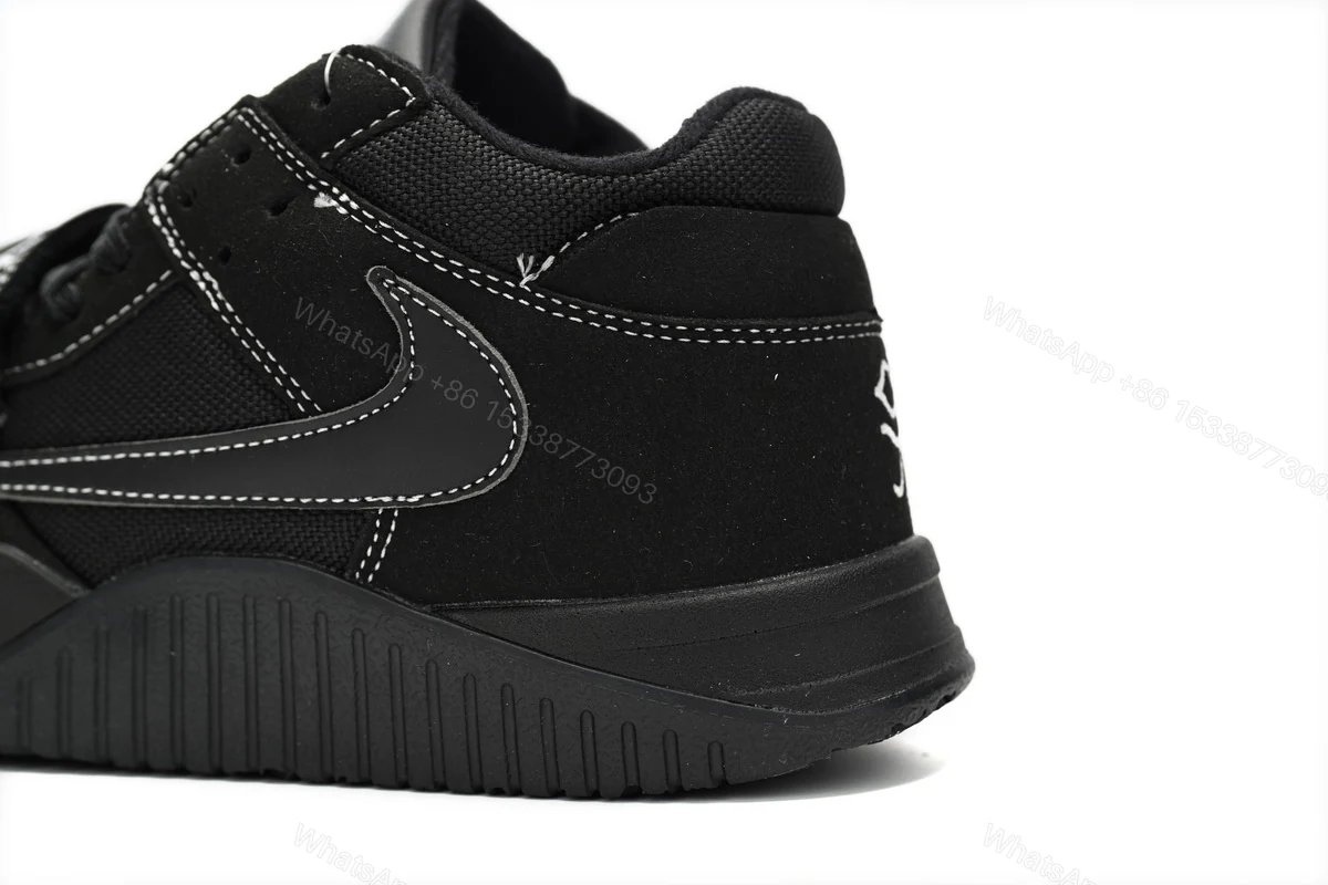 View 8 of Travis Scott x Jordan Cut The Check Nice Kicks Black Knight FZ8117-010
